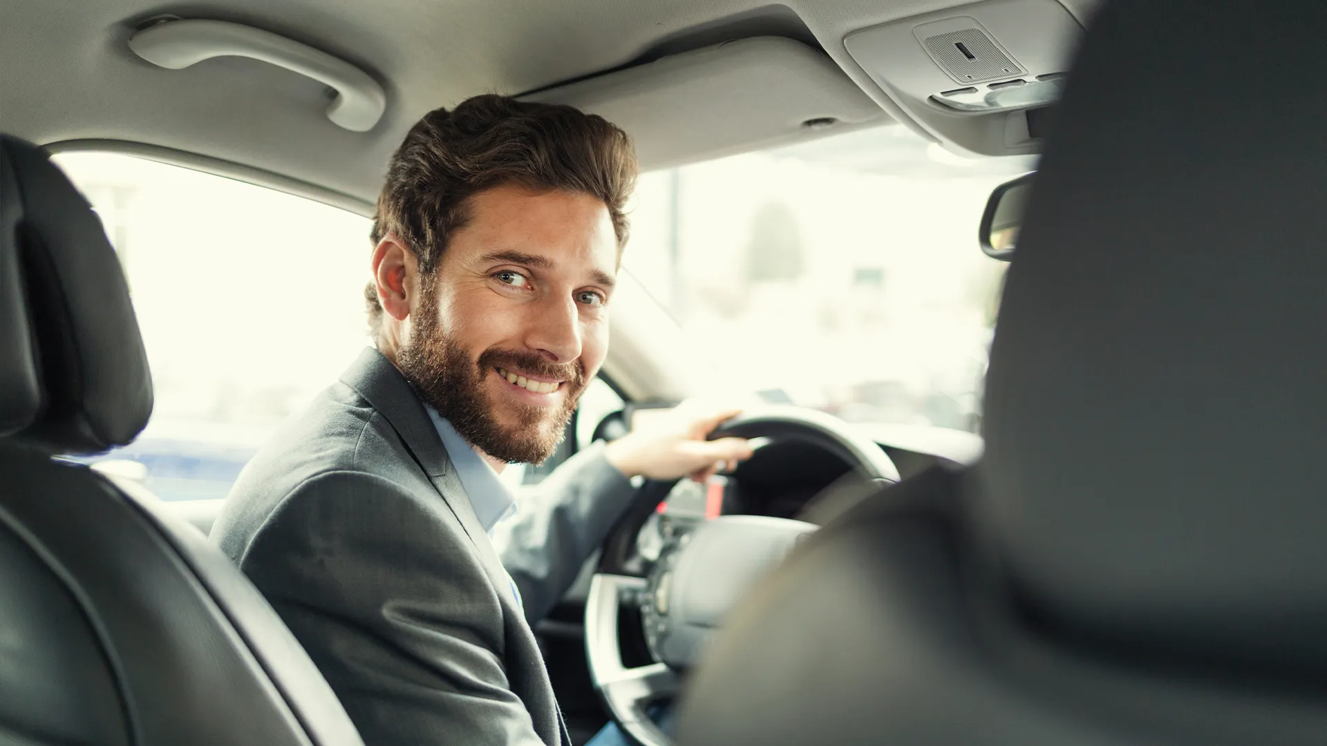 A person providing airport taxi serivces